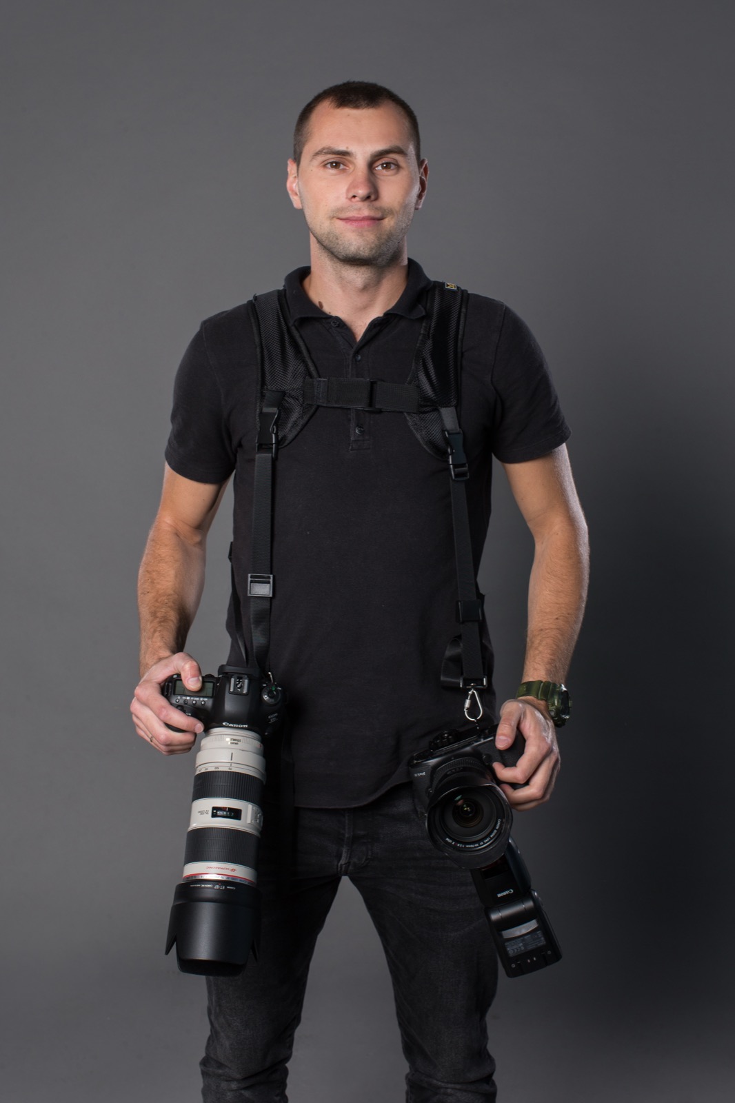 Precious Pics photographer working a wedding ceremony